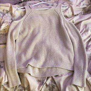 off the shoulder sweater